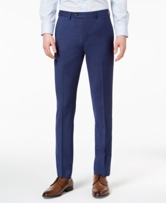 Calvin Klein Men's Slim Fit Infinite Stretch Tuxedo Suit Pants Black Size 34X32