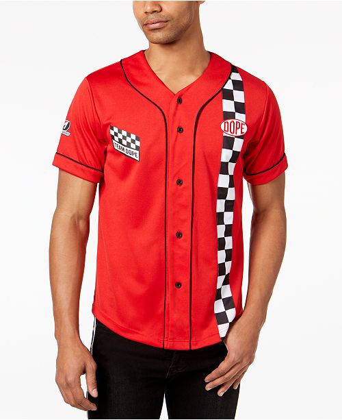 Dope Men S Tune Up Baseball Jersey Reviews Casual Button Down