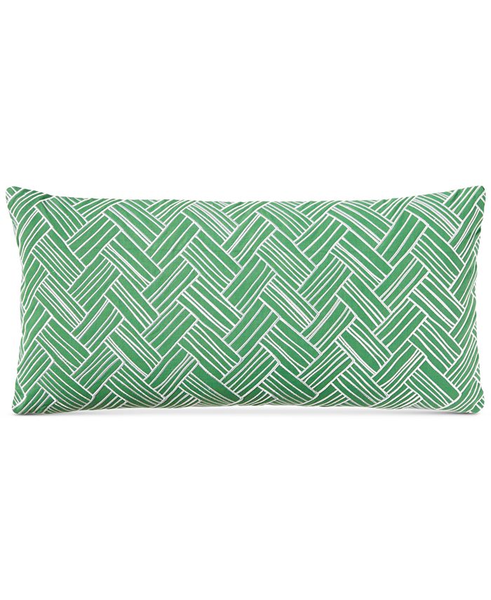 Charter Club Embroidered Basket 110 Thread Count 12 X 24 Decorative 