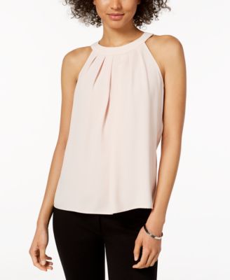 Nine West - Pleated Halter Top