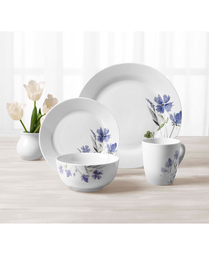 Tabletops Unlimited Wildflower 16Pc. Dinnerware Set, Service for 4