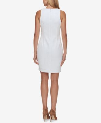 Guess Women's Geo Lace Sheath Kleid – Mit Keyhole-Detail, ärmellos, Polyester-Spandex