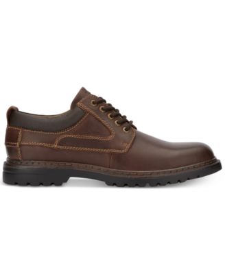 Men's Warden Plain-Toe Leather Oxfords
