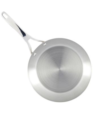 Nouvelle Copper Stainless Steel 12" French Skillet & Lid