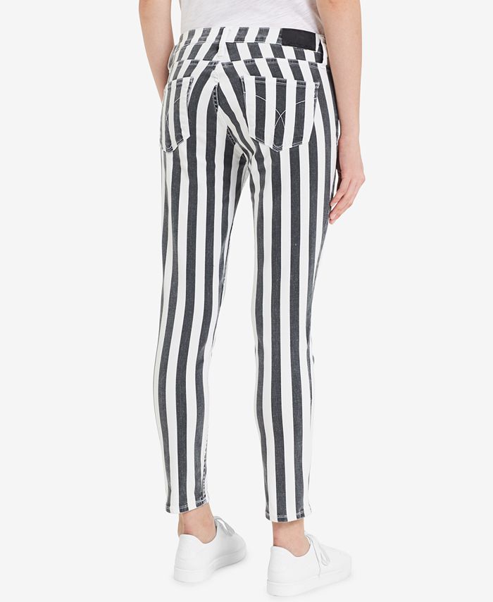 Calvin Klein Jeans Striped Jeans - Macy's