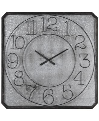 Uttermost - Dominic Galvanized Metal Wall Clock