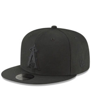 NEW ERA LOS ANGELES ANGELS BLACKOUT 59FIFTY FITTED CAP