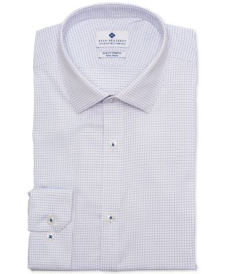 Ryan Seacrest Distinction Men's Ultimate Active Slim-Fit Non-Iron  Performance Stretch Check Blue Graph Check Dress Shirt, Created for Macy's  - Macy's