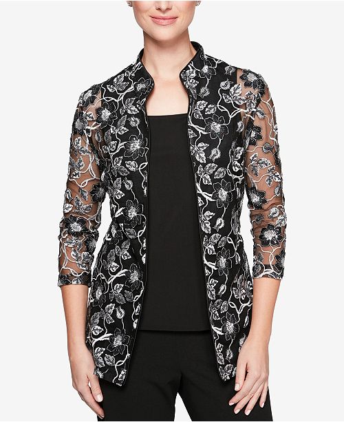 alex evenings tops and jackets