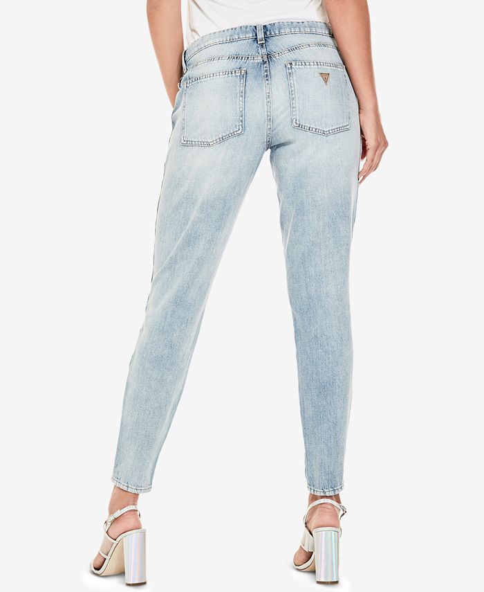 GUESS Ripped Cotton TomboyFit Jeans Macy's