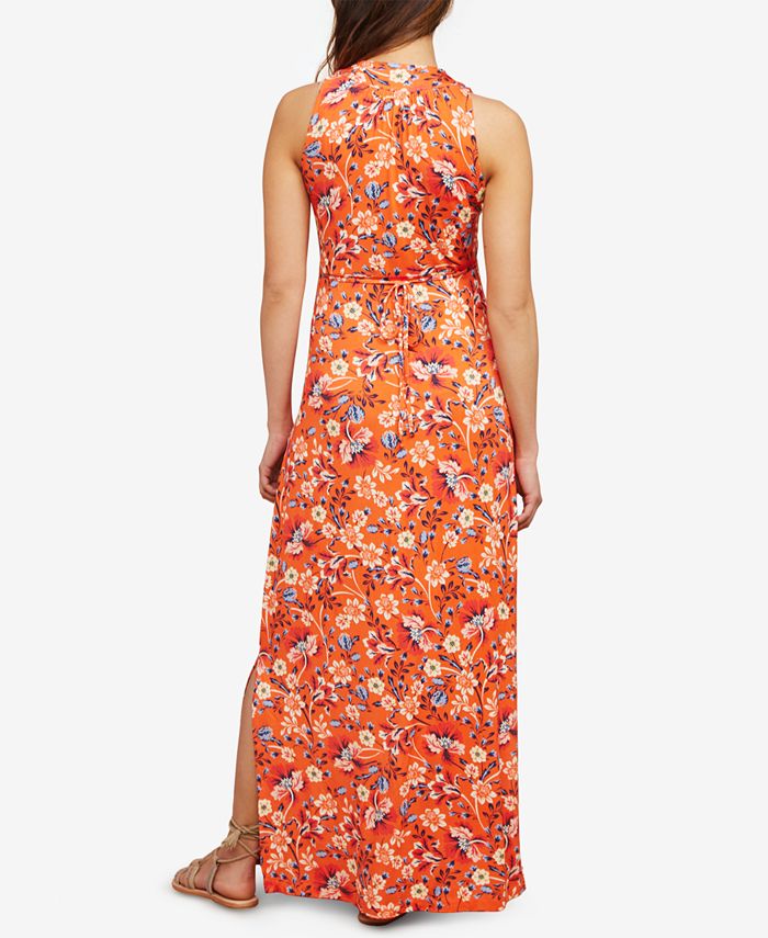 Motherhood Maternity Printed Maxi Dress Macy's