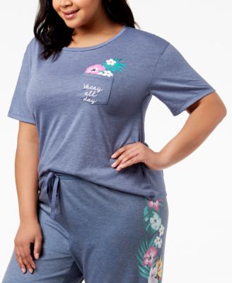 macys plus size womens pajamas