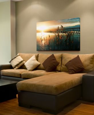 Beata Czyzowska Young 'Wish You Were Here' 30" x 47" Canvas Wall Art