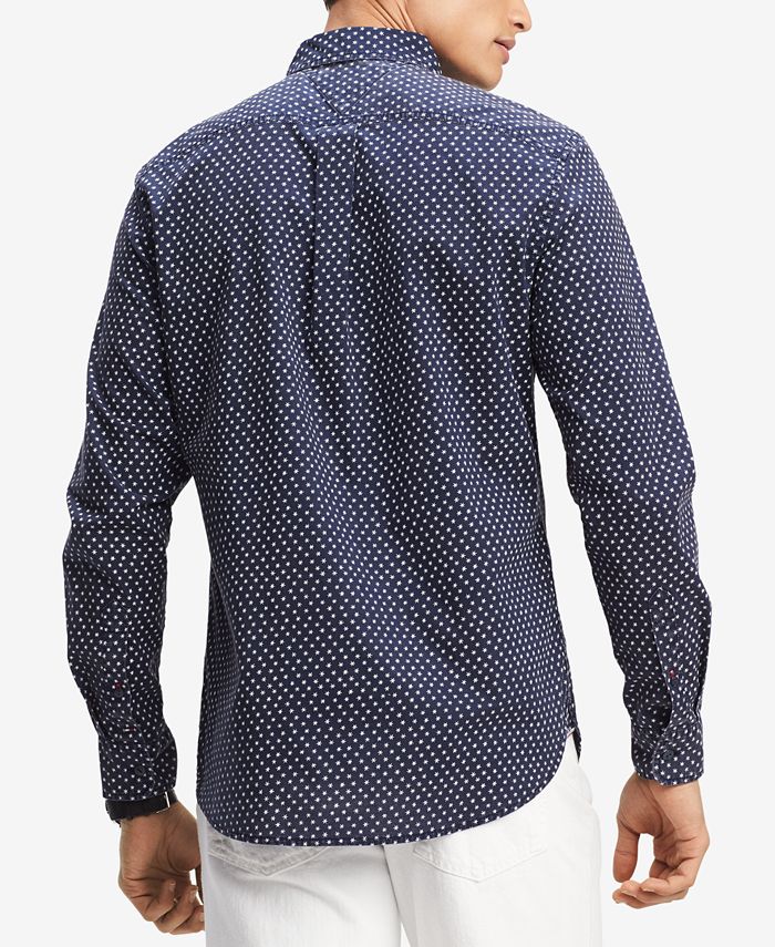 Tommy Hilfiger Men's Star-Print Shirt, Created for Macy's - Macy's