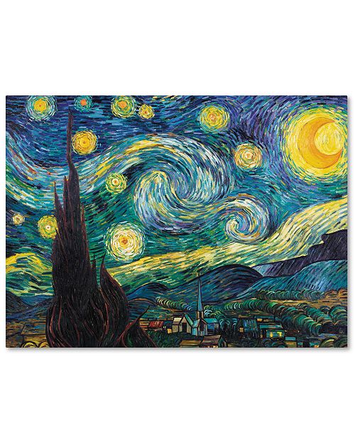 Trademark Global Vincent van Gogh 'Starry Night' Canvas Art - 19