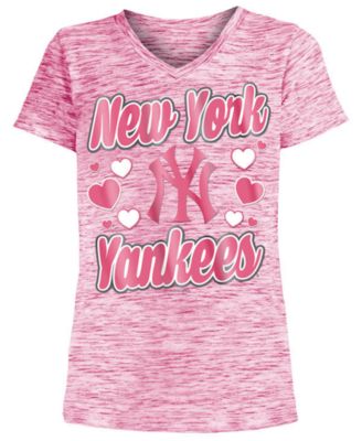 T-shirt Femme 5th & Ocean New York Yankees - Blanc - Paillettes - Taille L (Neuf Avec Étiquettes)