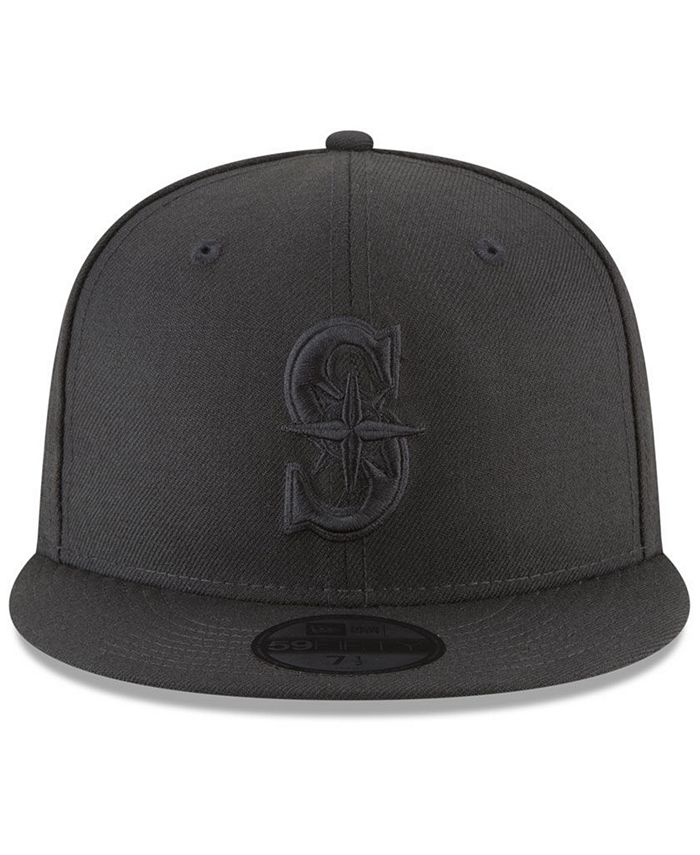 New Era Seattle Mariners Blackout Ultimate Patch Collection 59FIFTY