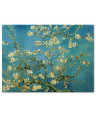 Trademark Global - Vincent van Gogh 'Almond Branches In Bloom 1890' 24" x 32" Canvas Art Print