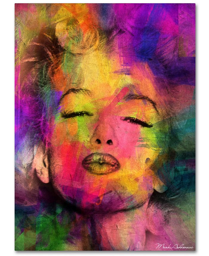 Trademark Global Mark Ashkenazi 'Marilyn Monroe VI' Canvas ...