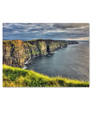 Trademark Global Pierre Leclerc 'cliffs Of Moher Ireland' 22" X 32" Canvas Wall Art