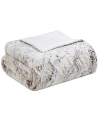 CLOSEOUT! Sachi Faux-Fur Throw, 60" x 70"