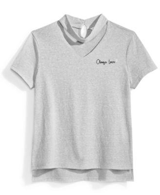 Nowadays - Choker-Neck Cut Out Top, Big Girls & Juniors