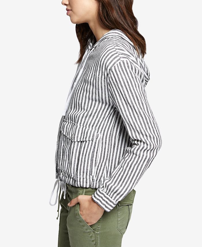 Sanctuary Nova Linen Hooded Jacket Macy's