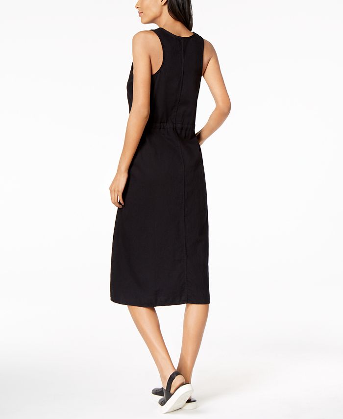 Eileen Fisher Organic Cotton Midi Dress & Reviews - Dresses - Women ...