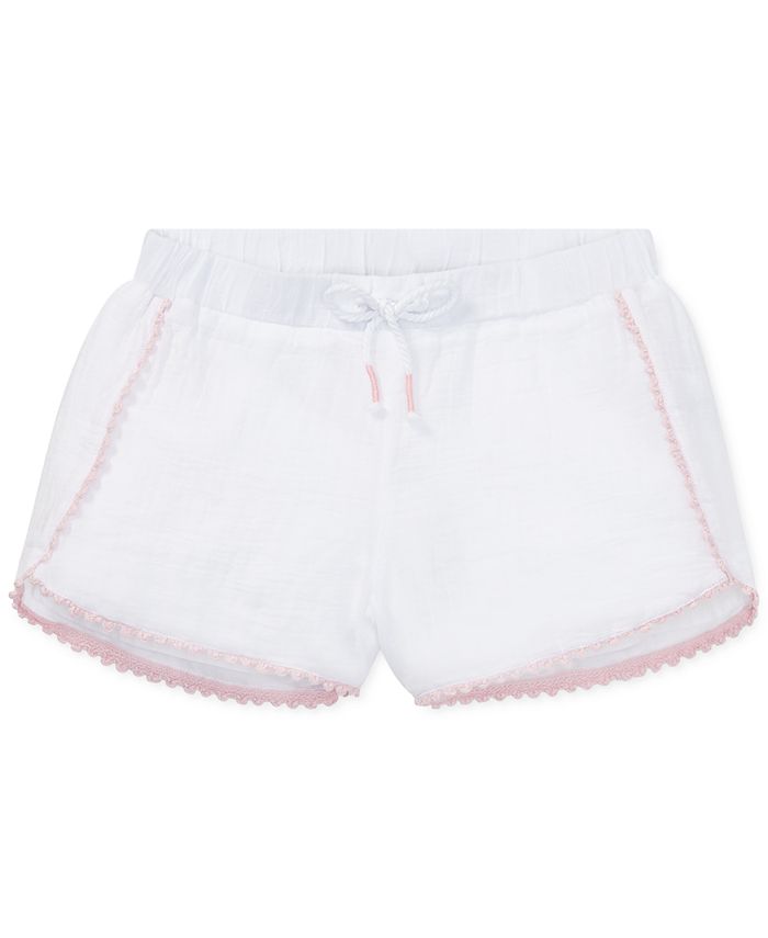 Polo Ralph Lauren Toddler Girls Trimmed Cotton Shorts Macy's