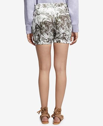 SANCTUARY Almost There Linen Shorts - Black
