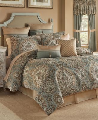 Croscill CLOSEOUT! Rea 4-Pc. Queen Comforter Set & Reviews - Comforters ...