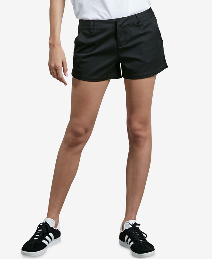 Volcom Juniors' Frochickie Low-Rise Shorts & Reviews - Shorts - Juniors -  Macy's