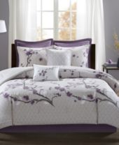 Purple Bed In A Bag And Comforter Sets Queen King More Macy S