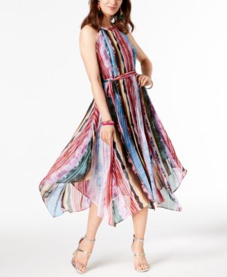 INC International Concepts - Handkerchief-Hem Maxi Dress