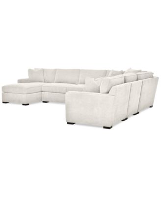 Radley 5-Piece Fabric Chaise Sectional Sofa