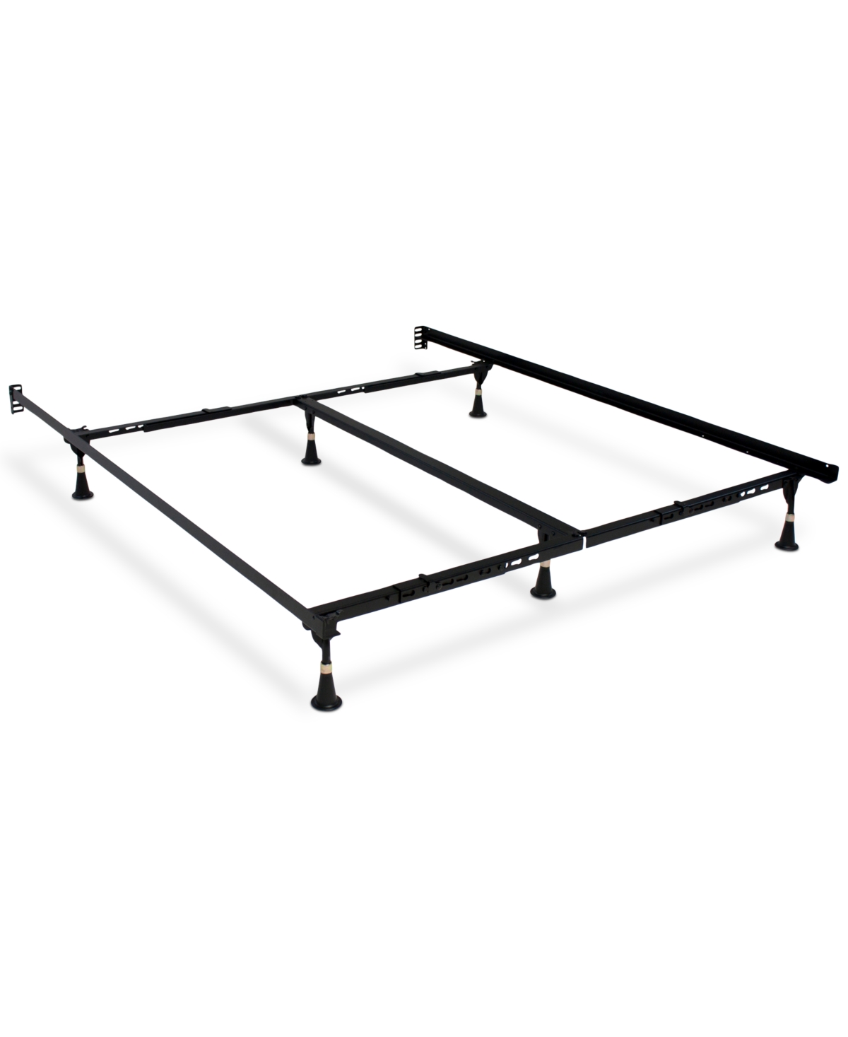 Hollywood Premium Lev-r-Lock Bed Frame with Glide, Quick Ship - Silver