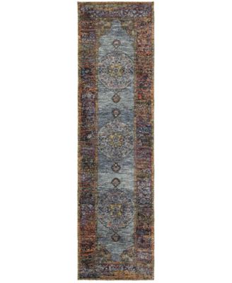 Andorra 7139A 2'3" x 8' Runner Area Rug