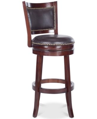 Idaline Swivel Bar Stool - Macy's