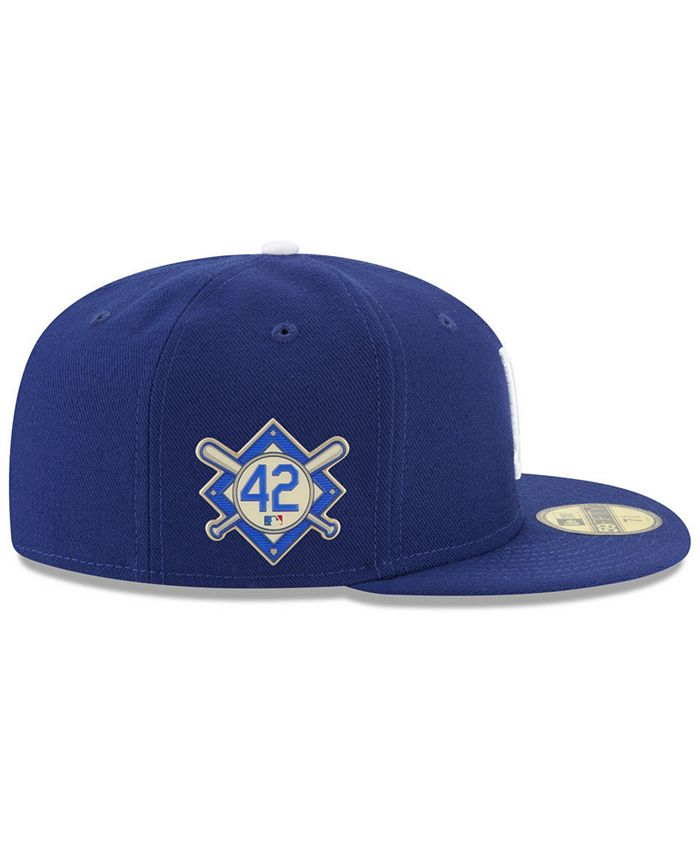Los Angeles Dodgers Jackie Robinson Day 59FIFTY Blue New Era Fitted Hat