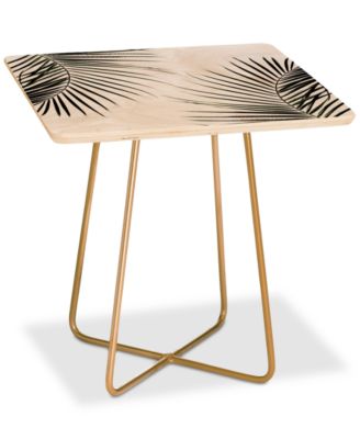 Deny Designs - Mareike Boehmer Palm Leaves Square Side Table