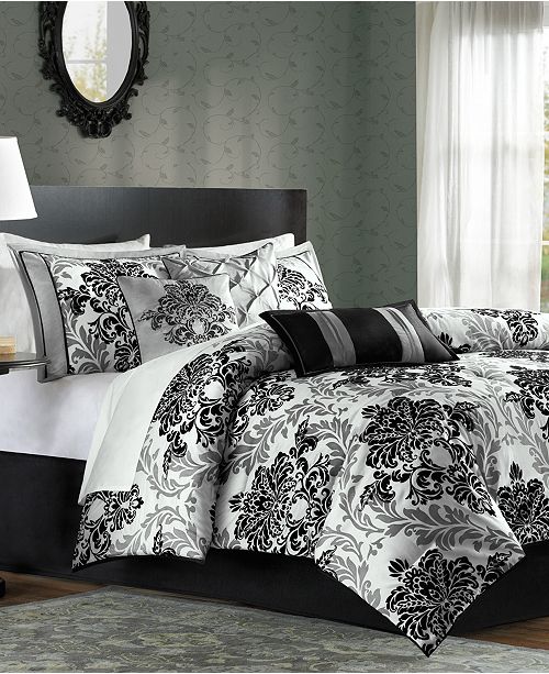 Madison Park Bella 7 Pc King Comforter Set Reviews Bed In A Bag Bed Bath Macy S