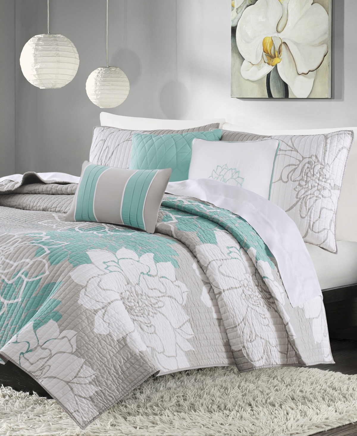 Madison Park Lola Reversible 6-Pc. Quilt Set