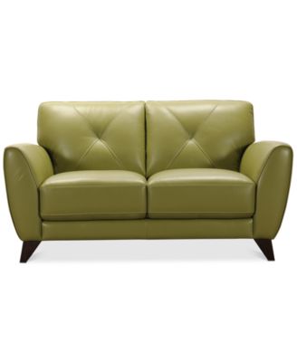 Myia 62" Leather Loveseat