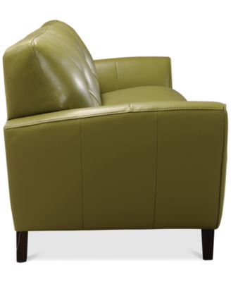 Myia 62" Leather Loveseat