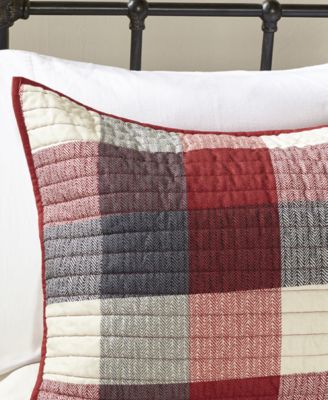 Ridge Herringbone 6-Pc. Quilt Set, Full/Queen