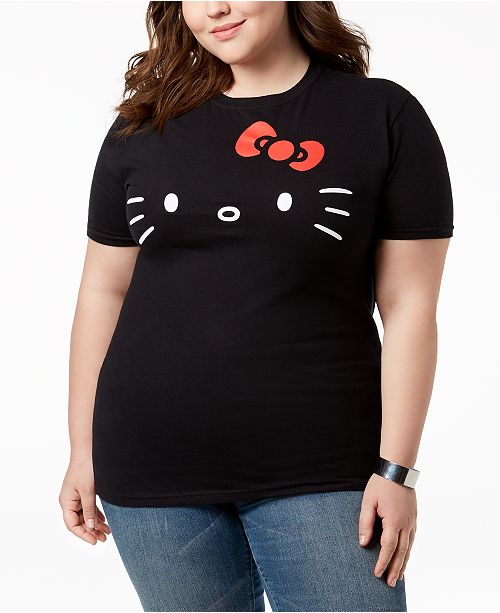 Love Tribe Plus Size Hello Kitty T Shirt Reviews Tops Plus