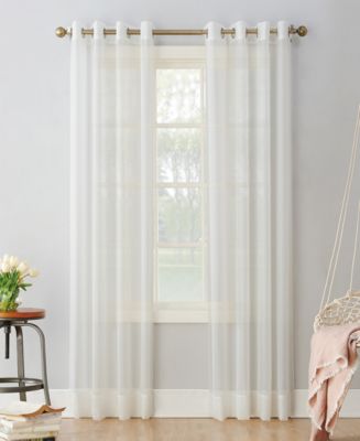 No. 918 Sheer Voile Grommet Top Curtain Collection - Macy's