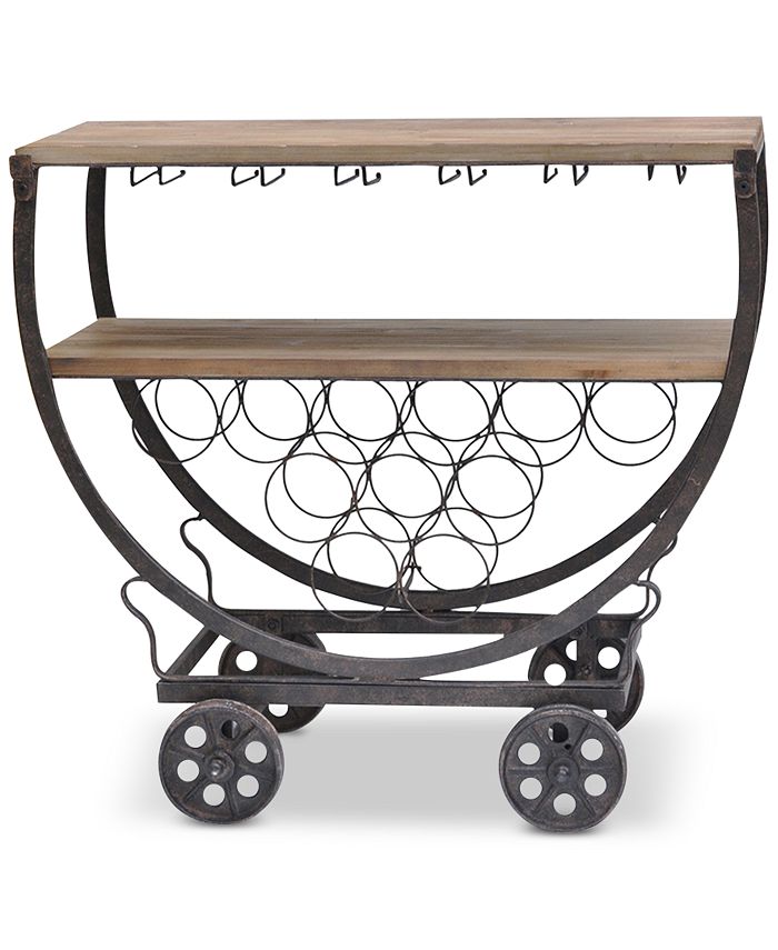 Crestview Wine Rack Cart Macy's