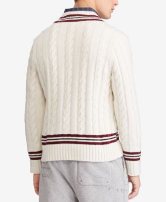 Polo Ralph Lauren Men's Regular-Fit Cricket Sweater - Macy's