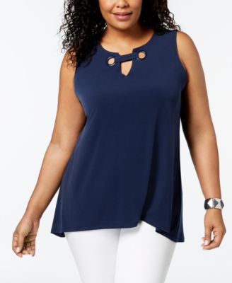 Alfani - Plus Size Embellished Top